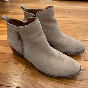 Lucky Brand Suede Ankle Boots